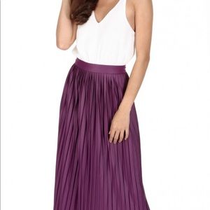 New 2-in-1 Plum & Cream Dress